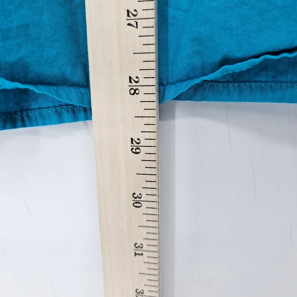 Ariat Snap Shirt Womens XXL Long Sleeve Western Teal Embroidered Rodeo - Picture 10 of 10